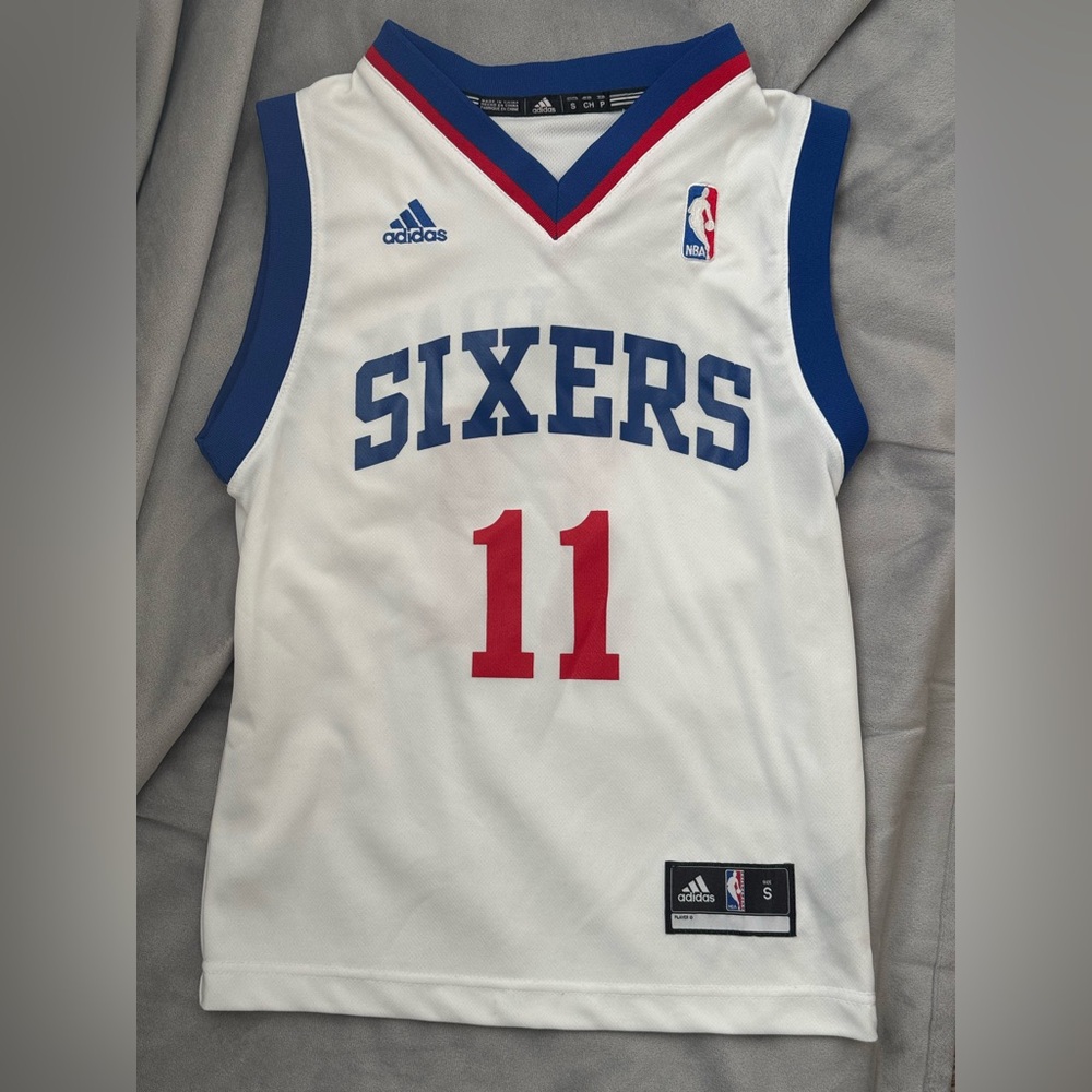 SIXERS OFFICIAL NBA #11 HOLIDAY JERSEY SZ SMALL